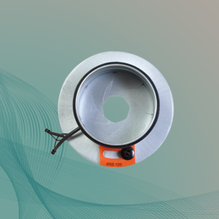 Ирисова клапа за кръгли въздуховоди, диаметър 315 mm