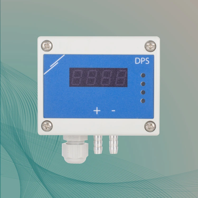 Pressure controller with display 0-1000 Pa - 24 VDC supply