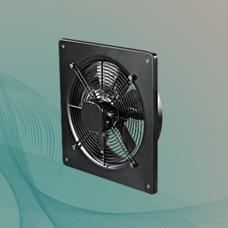 Axial fan wall fan rectangular - up to 2500 m³/h