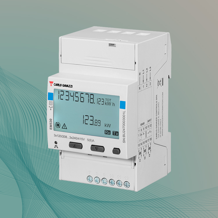 EM530 three-phase energy meter from Carlo Gavazzi